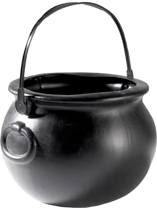 smiffys-fever-hexenkessel-schwarz-13-cm-mit-griff image 1