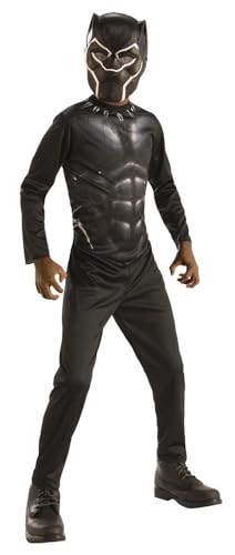 rubie-s-deluxe-black-panther-kost-m-8-10-jahre-marvel image 2