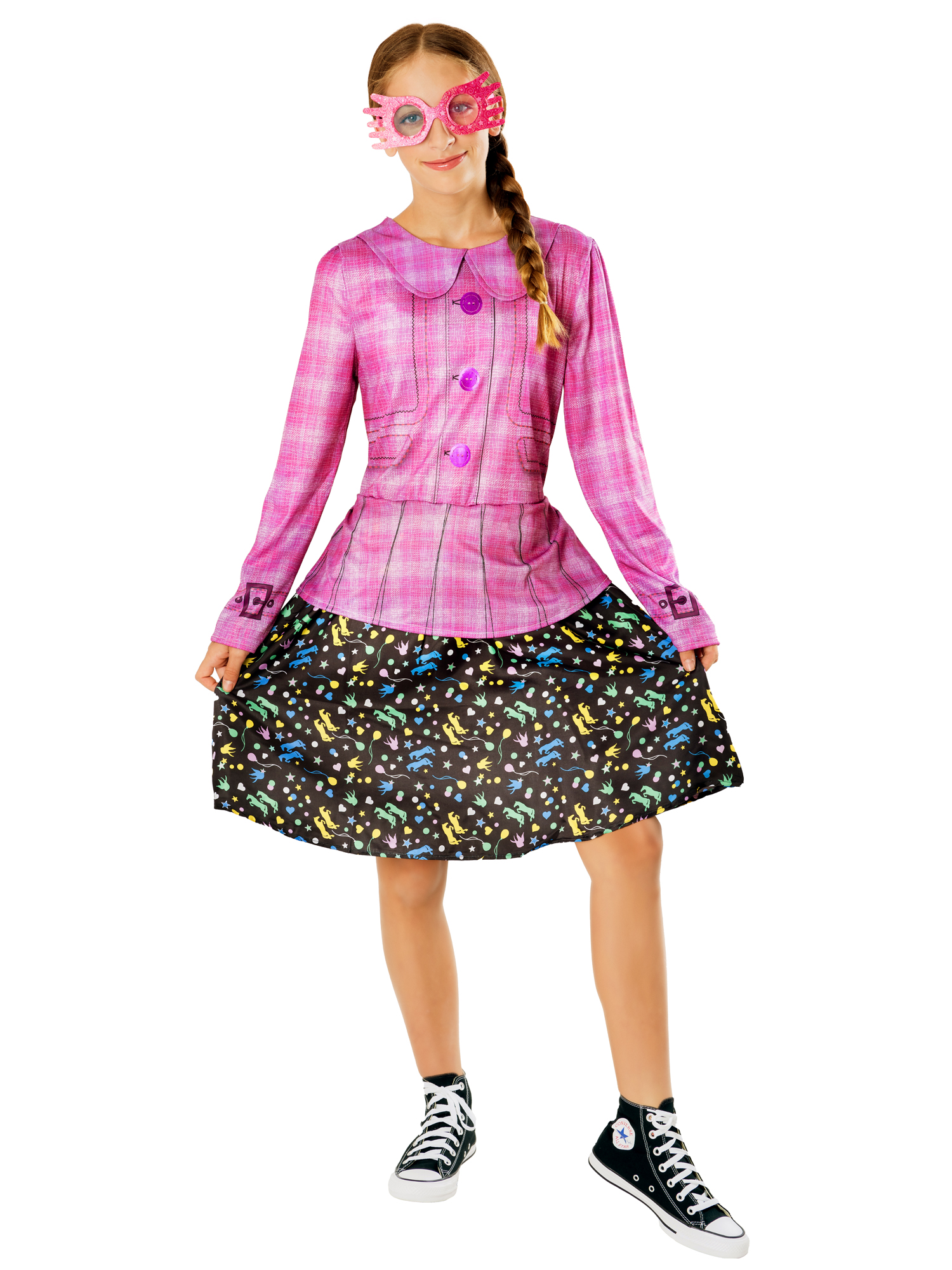 rubies-luna-lovegood-kost-m-kinder-mit-brille image 5