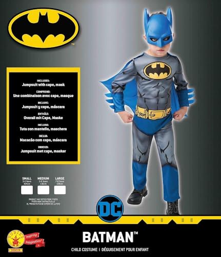 rubies-deluxe-batman-comic-kinderkost-m-7-8-jahre-mit-umhang image 8
