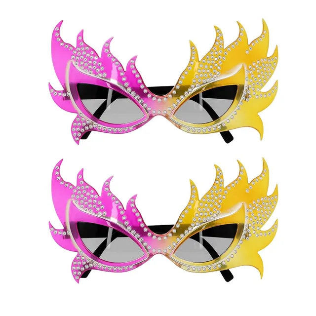 boland-extravaganza-partybrille-2-st-ck-pink-gelb image 1