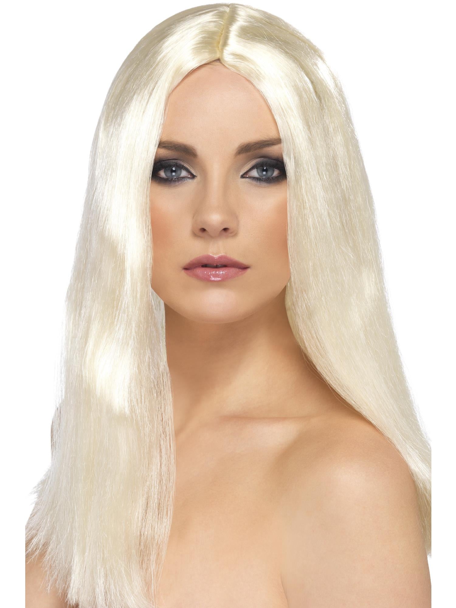 smiffys-fever-star-style-per-cke-lang-glatt-blond image 2