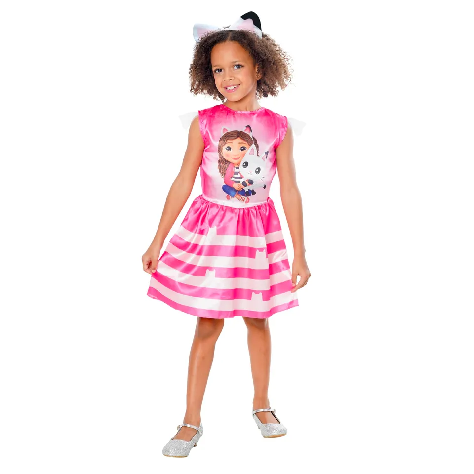 rubie-s-deluxe-gabby-dollhouse-kost-m-m-dchen-kleid-stirnband image 1