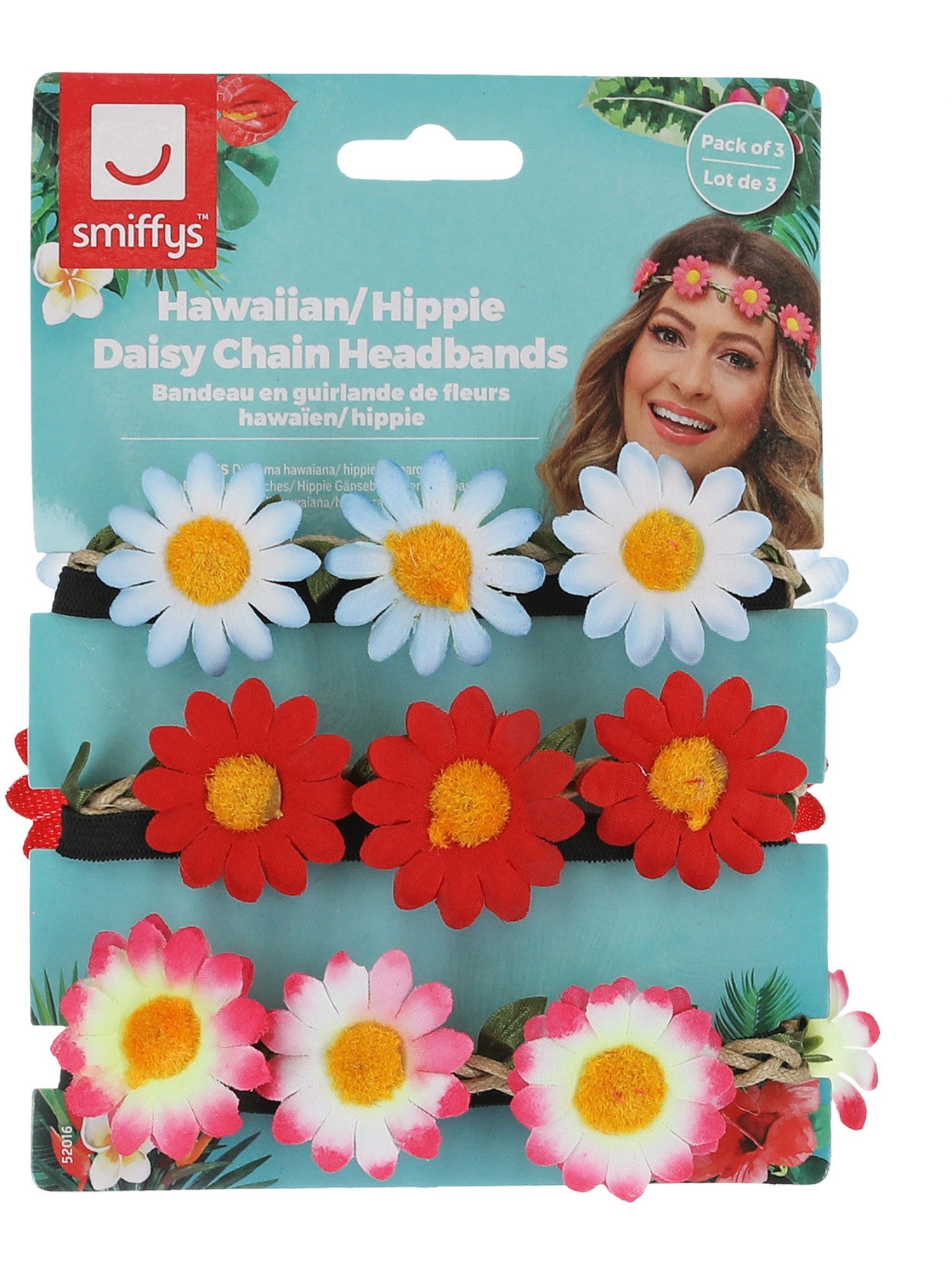 smiffys-fever-daisy-chain-haarkranz-3er-set-hippie image 4