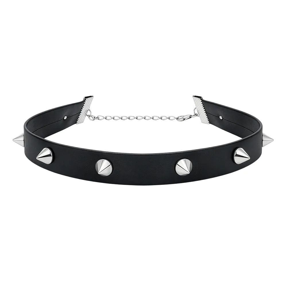boland-studs-choker-halskette-mit-nieten-schwarz image 1