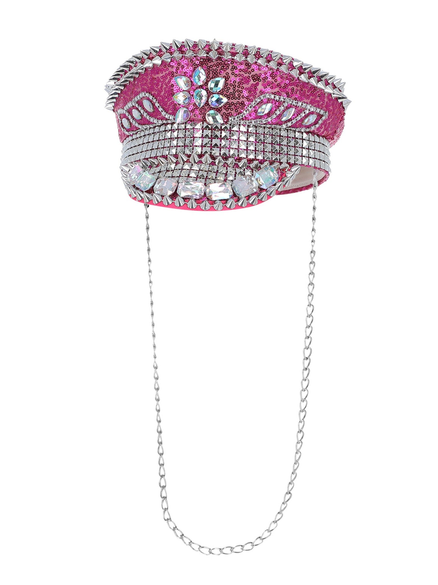 smiffys-fever-deluxe-kapit-nsm-tze-pailletten-hut-hot-pink image 3