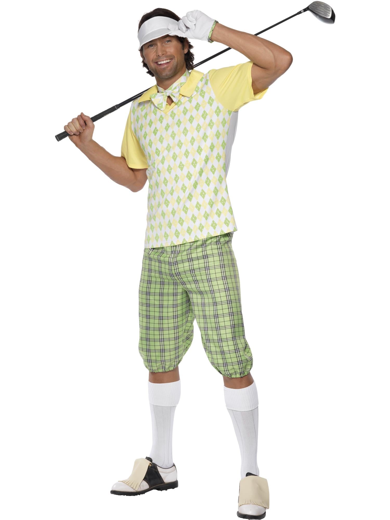 smiffys-fever-gone-golfing-kost-m-gr-n-golfer-herren-l image 1