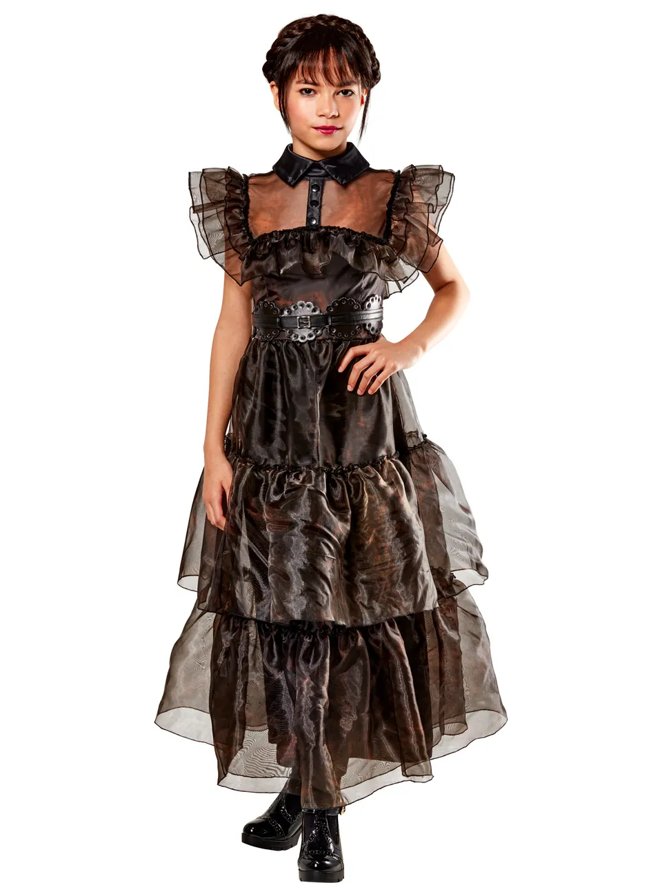 rubies-mercredi-addams-ballkleid-luxe-schwarz-t-ll image 1