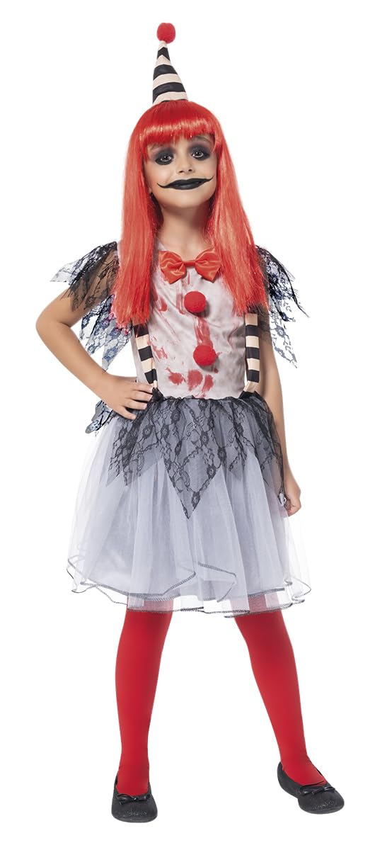 rubie-s-clown-kost-m-m-dchen-kleid-7-8-jahre-horror image 1