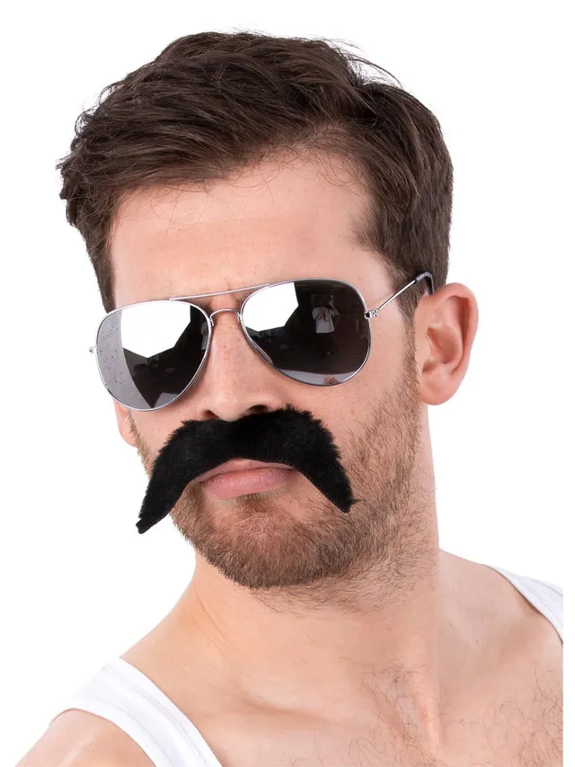 smiffys-fever-80s-icon-brille-schnurrbart-set image 1