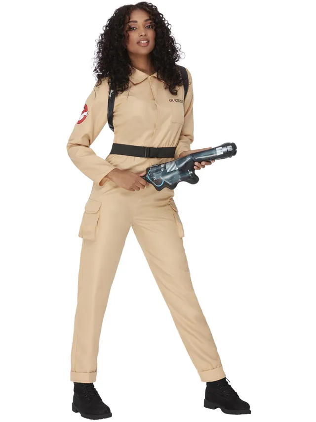 smiffys-fever-ghostbusters-damenkost-m-beige-m-mit-pack image 1