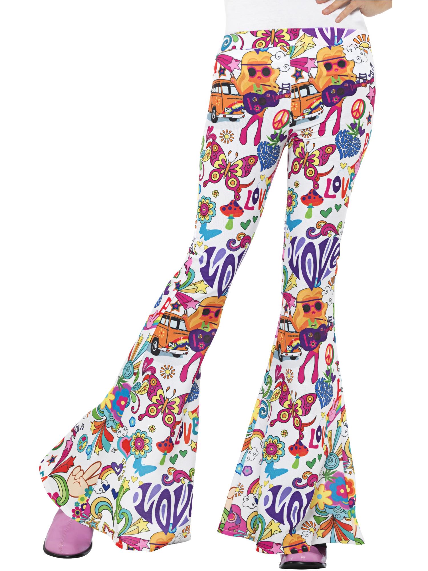smiffys-fever-schlaghose-damen-bunt-70er-retro-s-l image 1