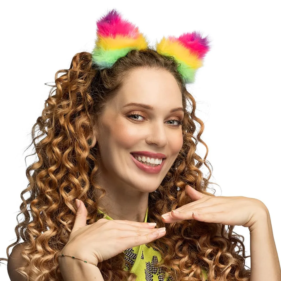 boland-fancy-haarreif-regenbogen-ohren-flauschig-einheitsgr image 1