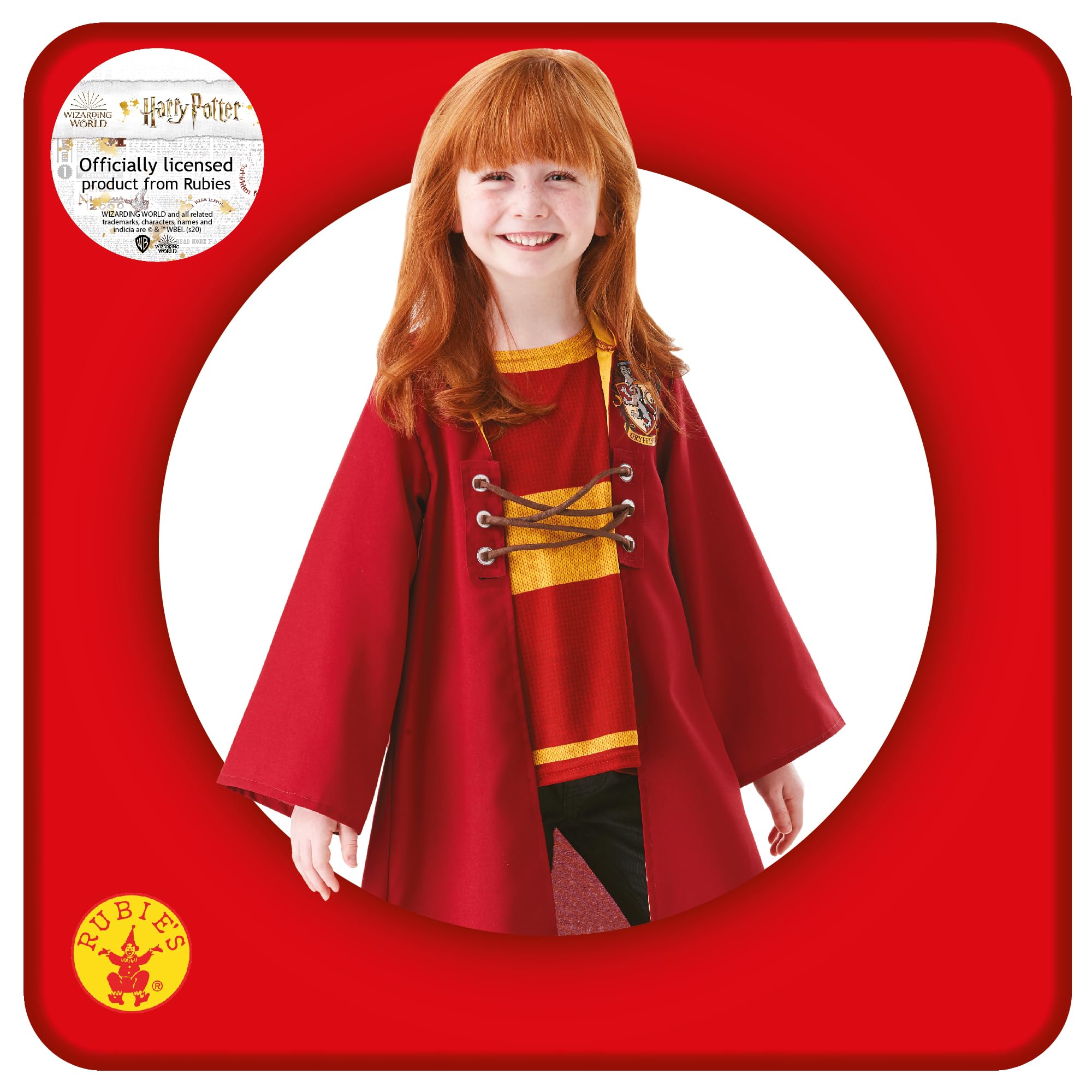 rubie-s-deluxe-harry-potter-quidditch-kost-m-kinder-9-10-gryffindor image 5