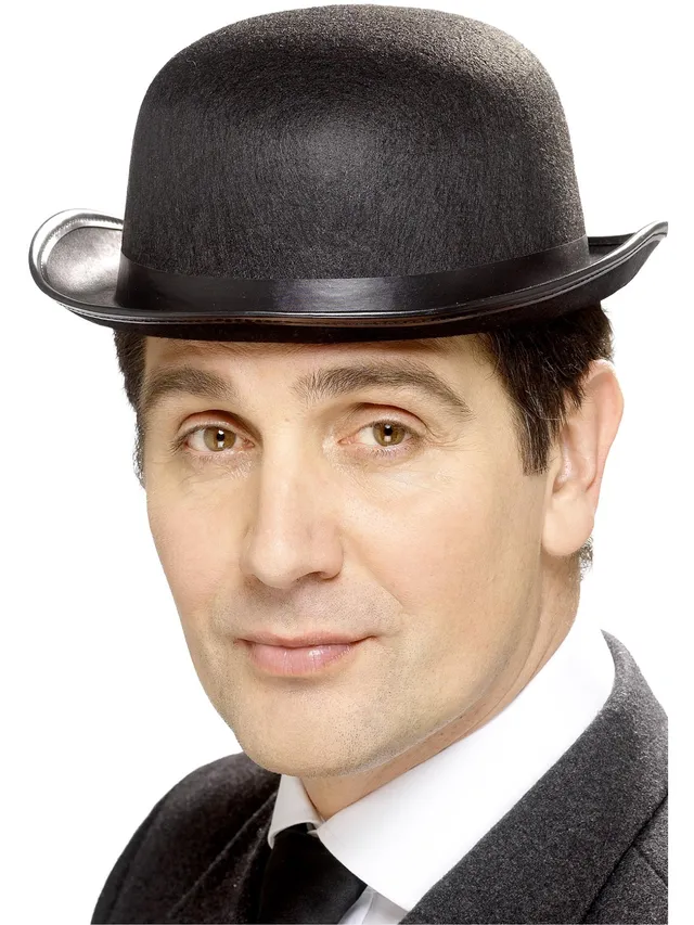 smiffys-fever-bowler-hat-melone-hut-schwarz-einheitsgr-e image 1