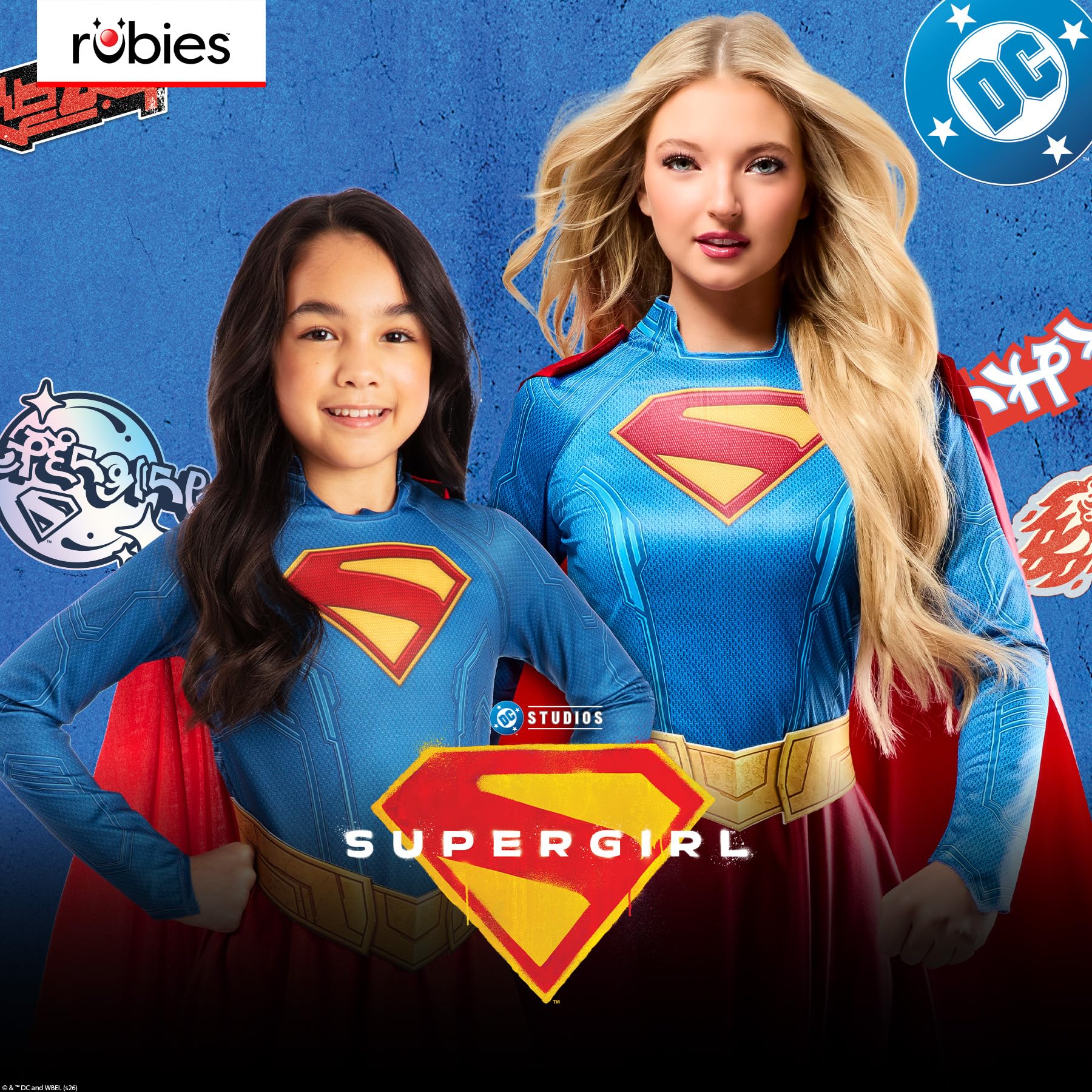 rubie-s-deluxe-supergirl-kost-m-kinder-5-6-jahre-kleid image 5