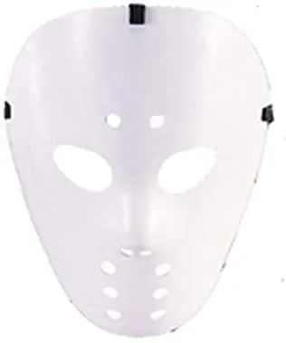 rubie-s-deluxe-hockey-maske-wei-halloween-kost-m image 1