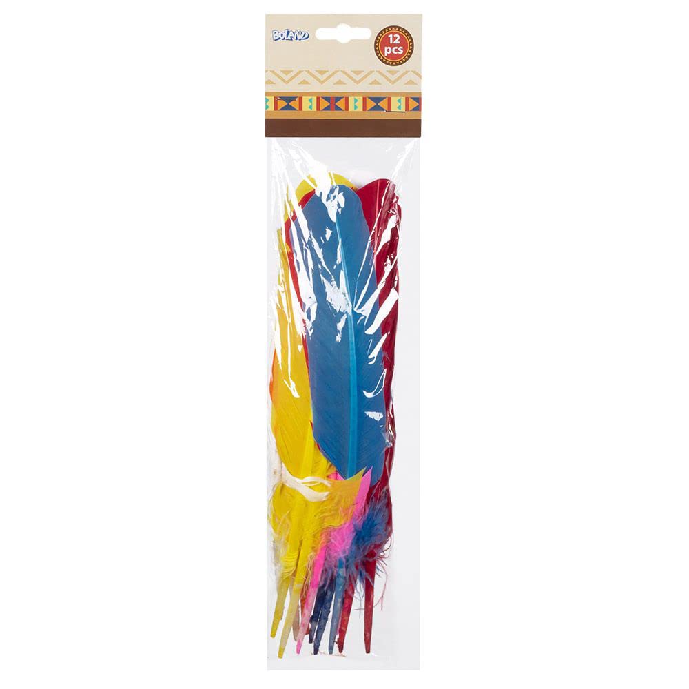 boland-indianer-federn-bunt-12-st-ck-kost-m-set image 2