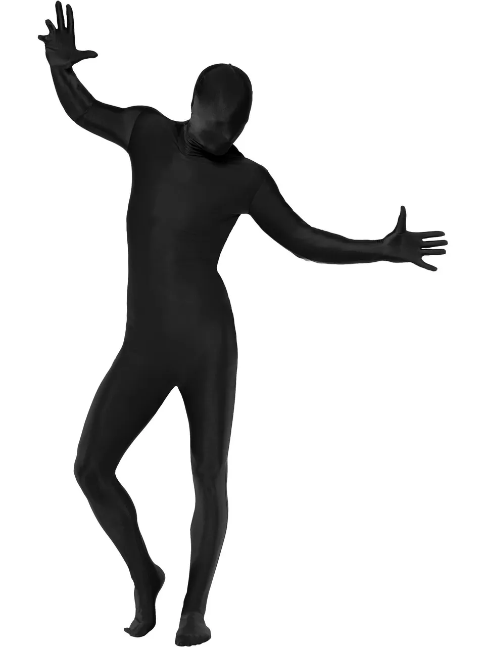 smiffys-fever-second-skin-suit-ganzk-rper-kost-m-schwarz-gr-m-xl image 1
