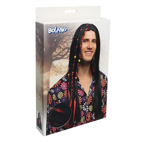 boland-wigs-flower-power-per-cke-schwarz-lang-erwachsene image 8
