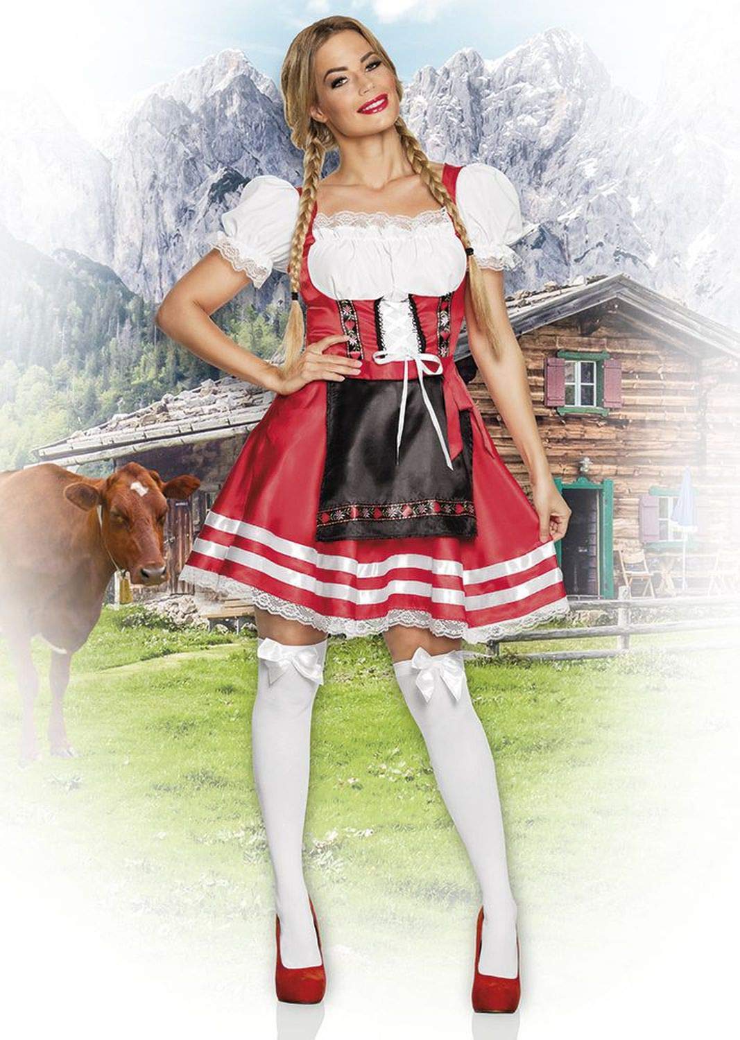 boland-helena-bayerin-kost-m-rotes-dirndl-damen-l image 3