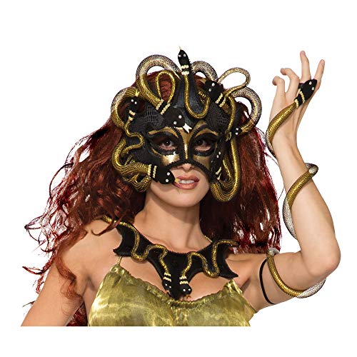 rubie-s-deluxe-medusa-maske-schlangen-halloween image 4