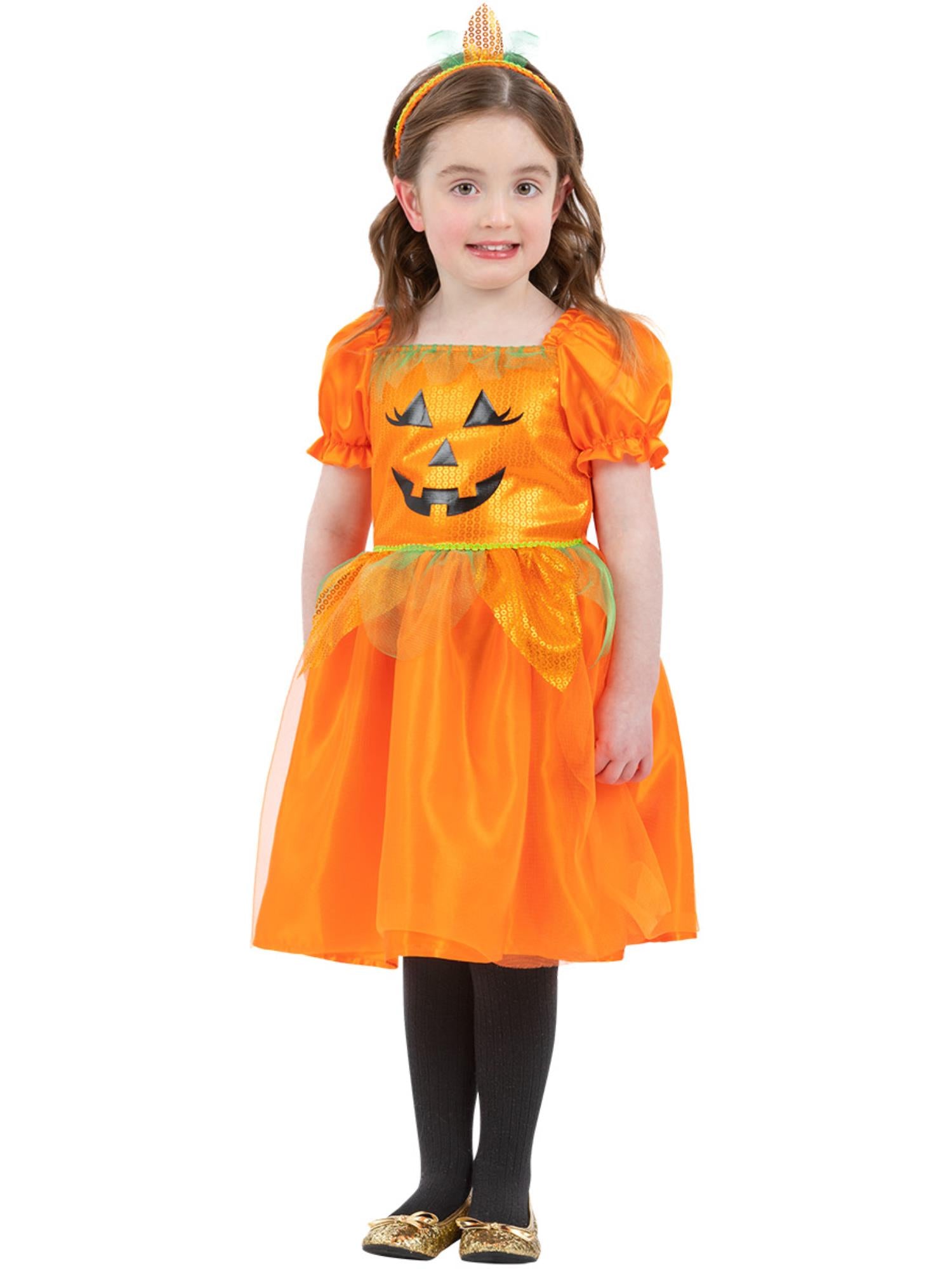 smiffys-fever-k-rbis-kost-m-kleid-orange-m-dchen-1-6 image 4