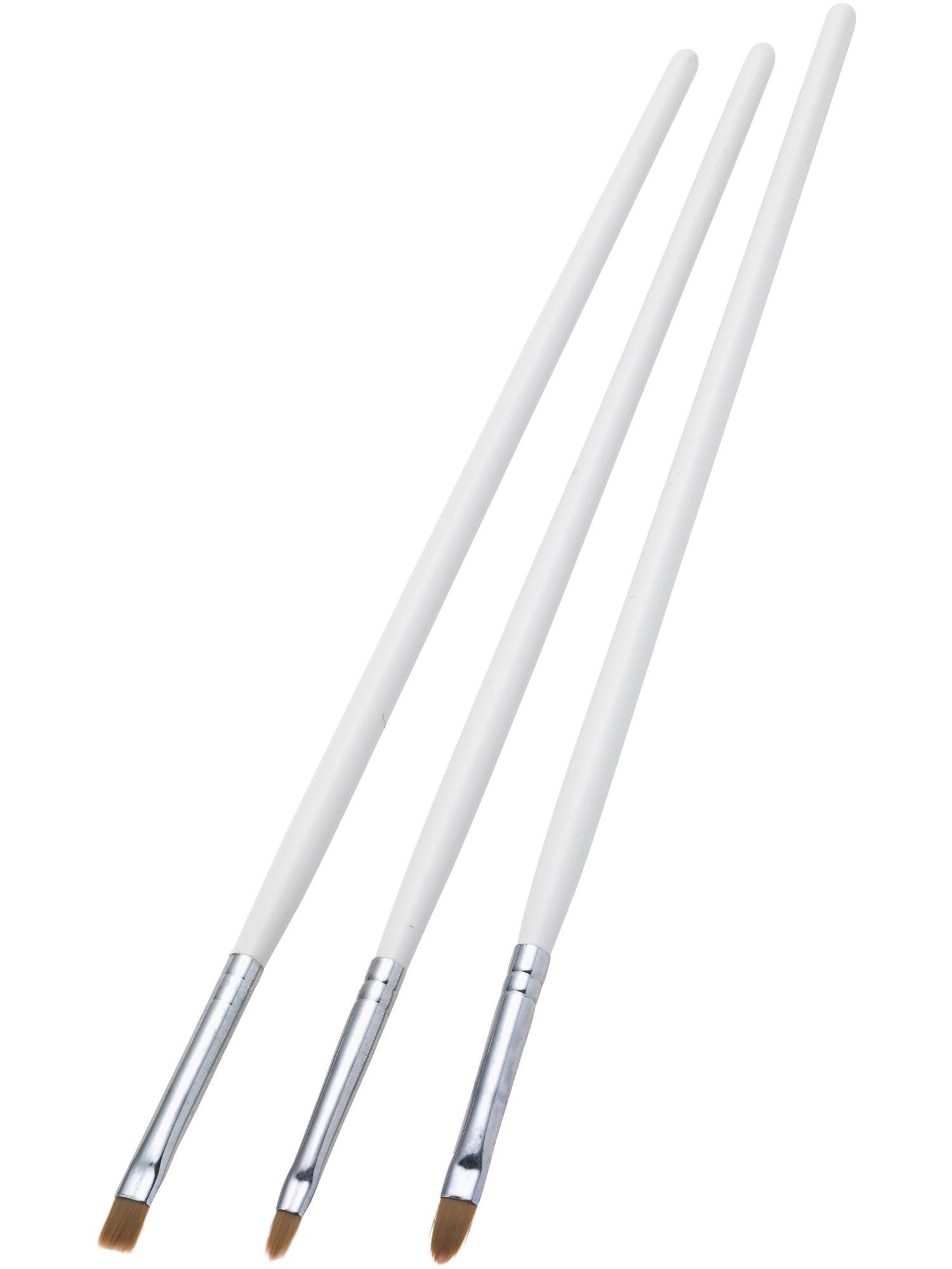 smiffys-fever-schminkpinsel-set-wei-3-teilig image 1
