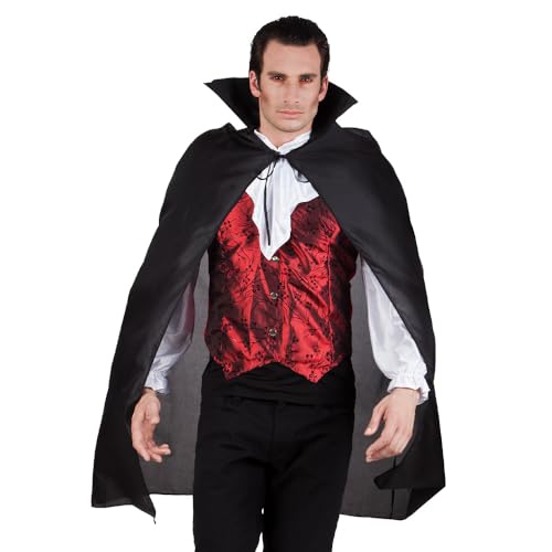 boland-halloween-vampir-umhang-schwarz-120-cm-mit-kragen image 3