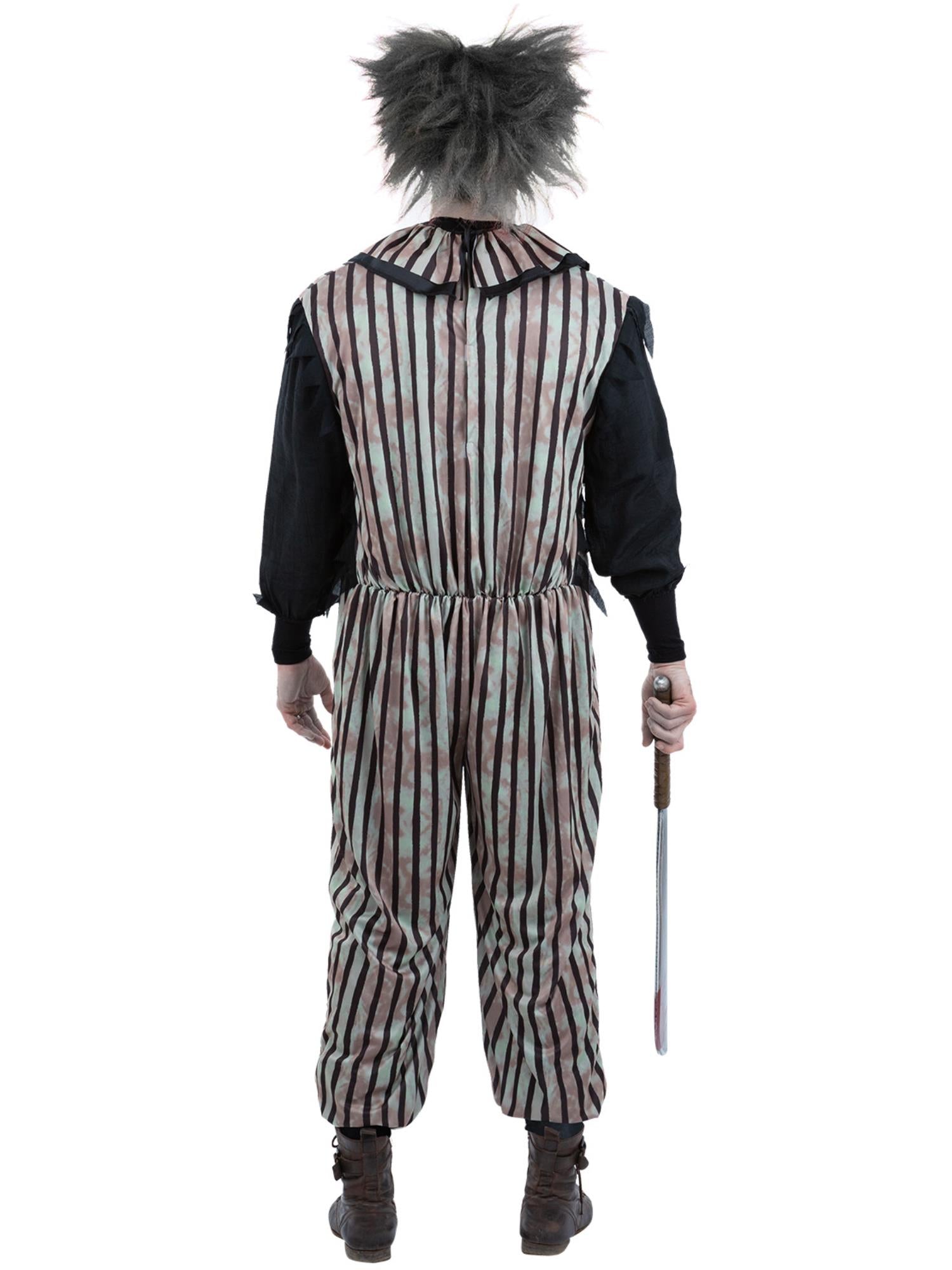 fever-dark-vintage-clown-kost-m-herren-schwarz-gestreift image 2