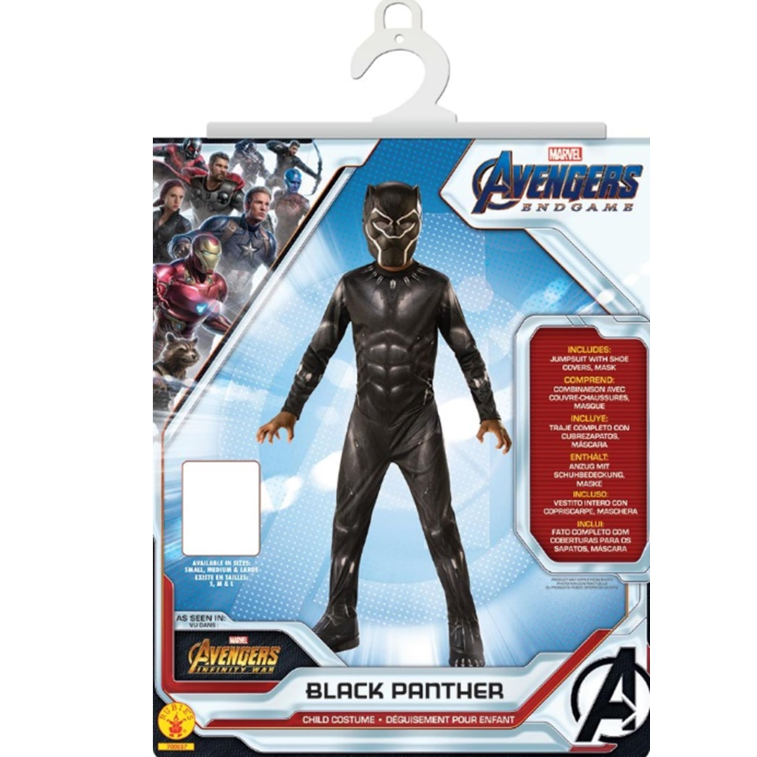 rubie-s-deluxe-black-panther-kost-m-kinder-5-6-jahre image 2