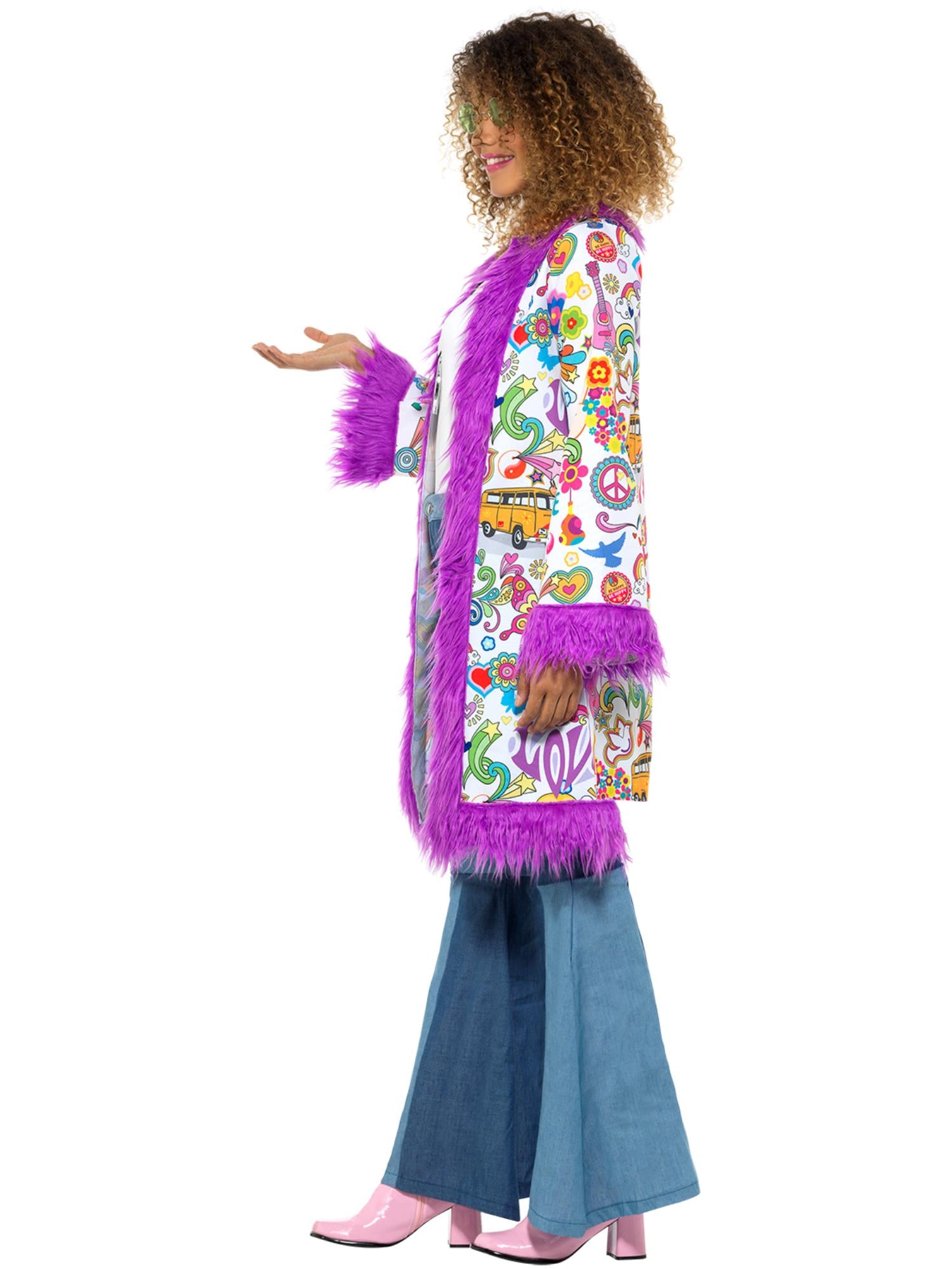 smiffys-fever-60s-hippie-mantel-bunt-kost-mjacke image 3