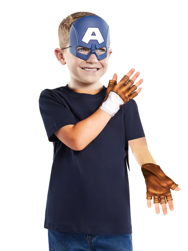 rubies-captain-america-maske-und-handschuhe-set image 1