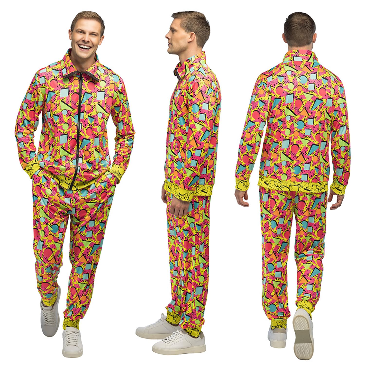 boland-retro-tracksuits-pop-art-trainingsanzug-80er-kost-m-unisex image 2