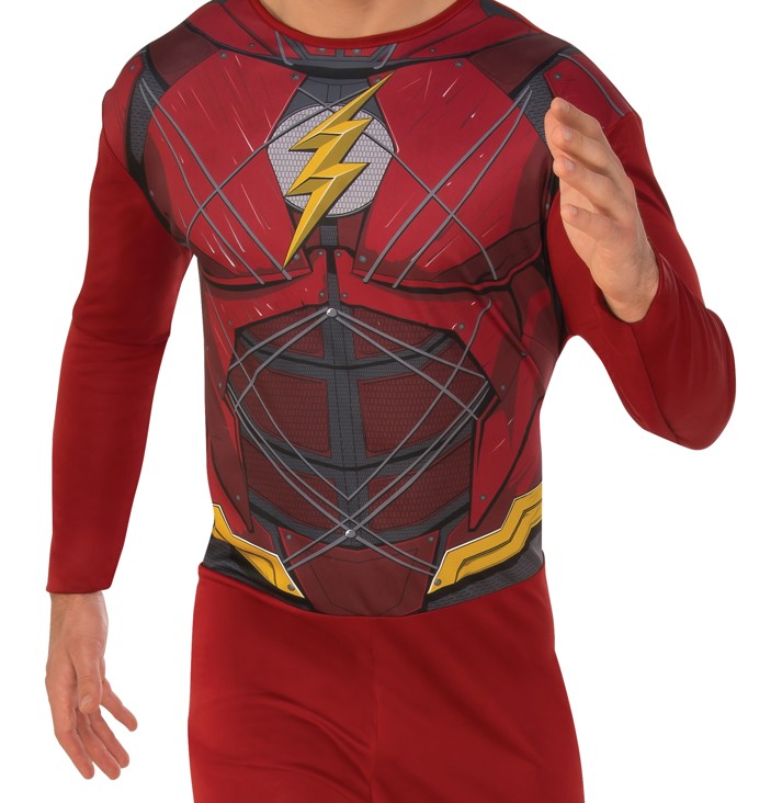 rubies-flash-justice-league-kost-m-erwachsene-rot-mit-maske image 4