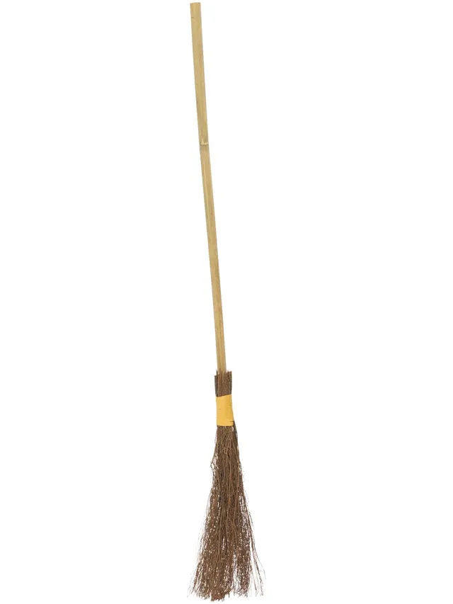 smiffys-fever-hexenbesen-kost-m-accessoire-braun-101cm image 1