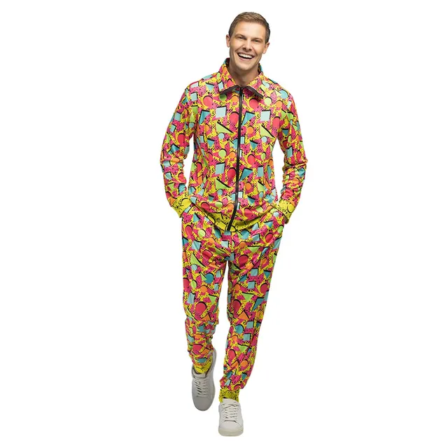 boland-retro-tracksuits-pop-art-trainingsanzug-80er-kost-m-unisex image 1