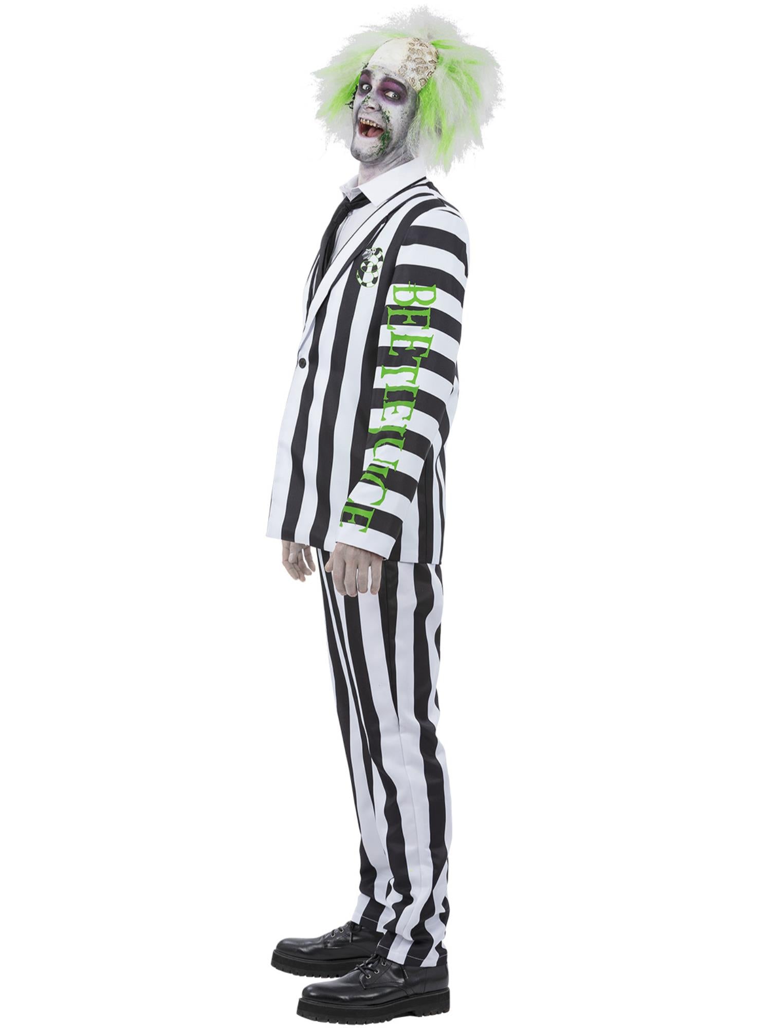 smiffys-fever-beetlejuice-herren-kost-m-schwarz-wei-gr-m-xl image 3