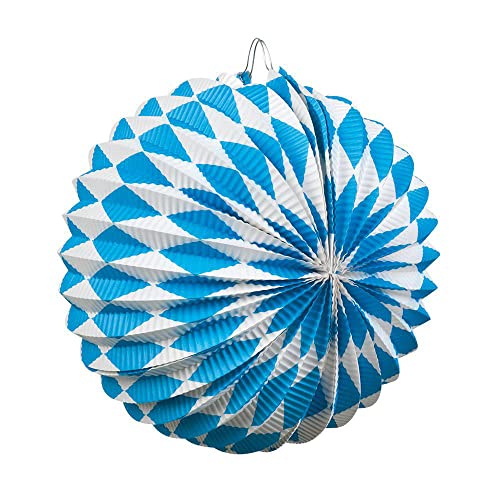 boland-bayern-lampions-2er-set-22-cm-blau-wei-rauten image 4