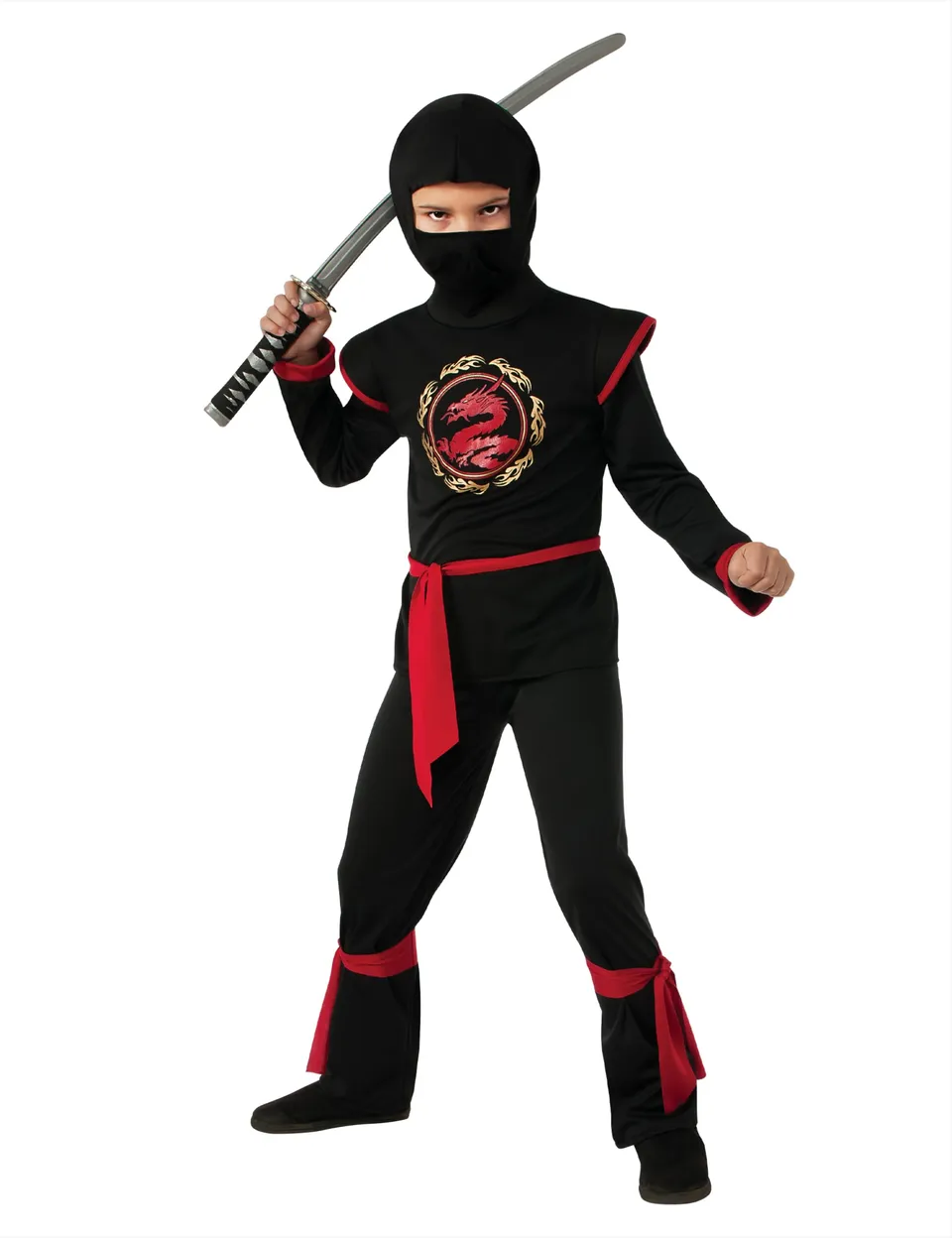 rubie-s-deluxe-drachen-ninja-kost-m-kinder-m-5-7-jahre image 1