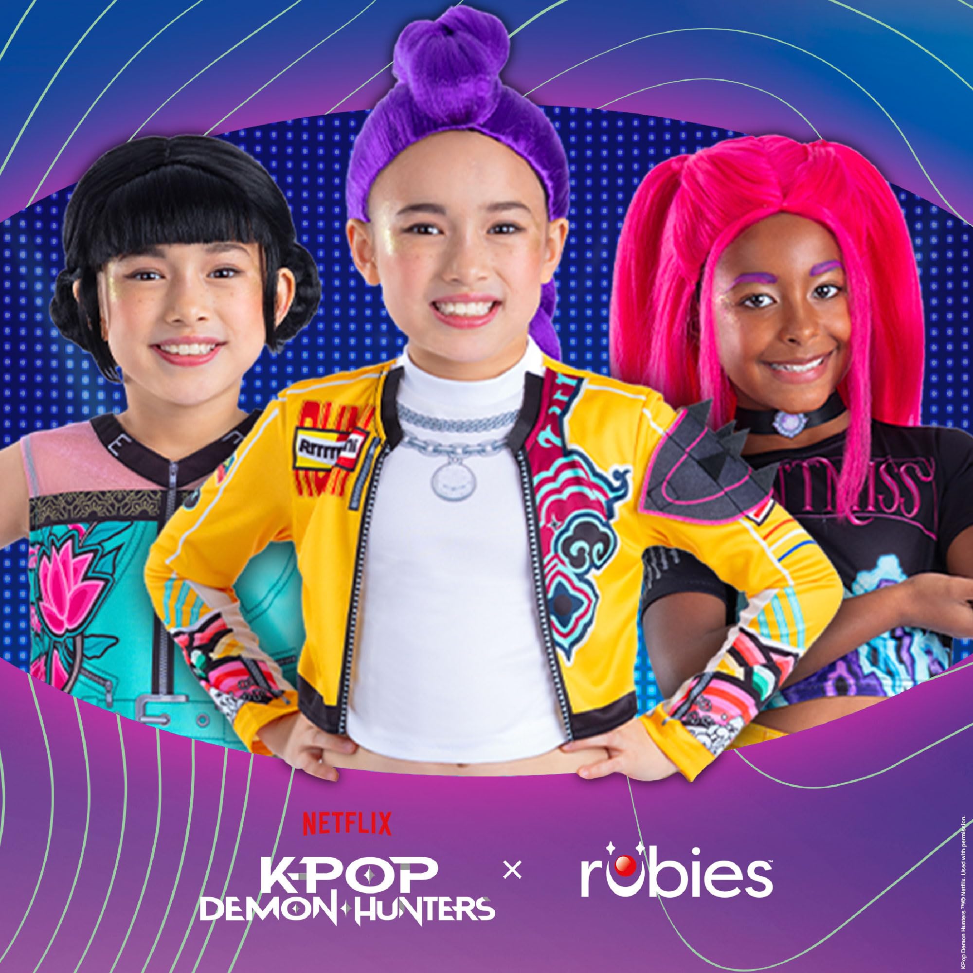 rubie-s-deluxe-zoey-kost-m-kinder-5-13-jahre-kpop-hunters image 7