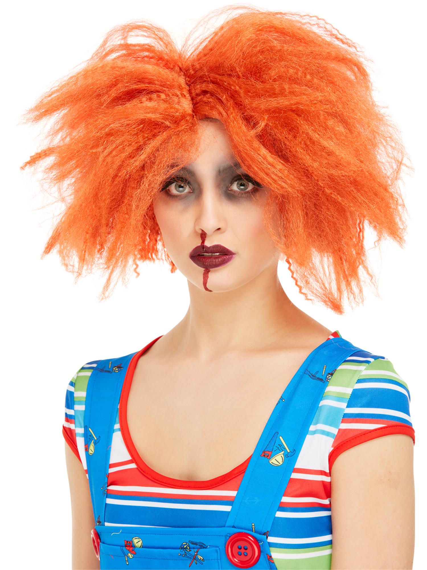 smiffys-fever-chucky-wig-per-cke-orange-einheitsgr-e image 4
