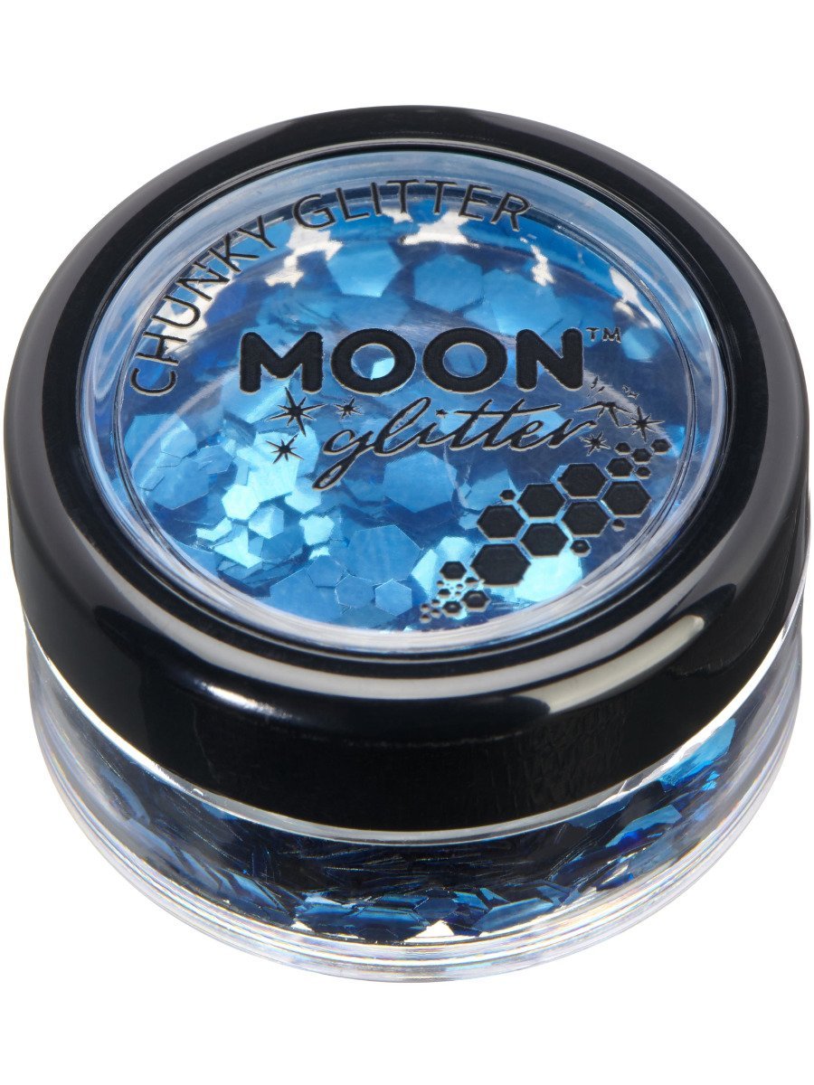 smiffys-moon-glitter-chunky-glitzer-blau-3-g image 3