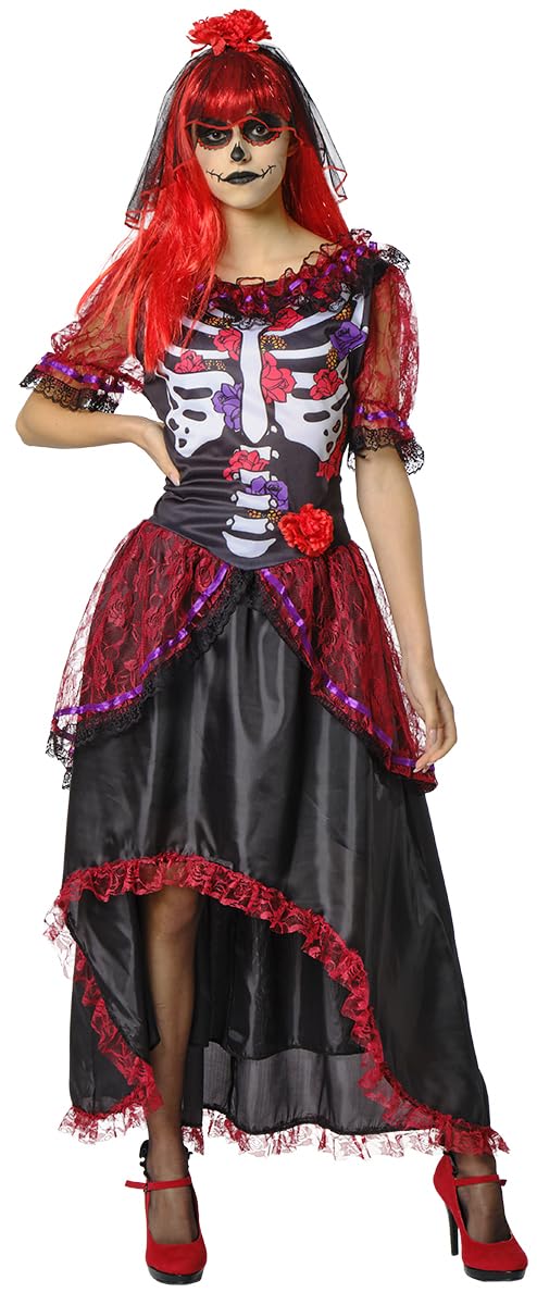 rubie-s-deluxe-la-catrina-damenkost-m-kleid-halloween image 1