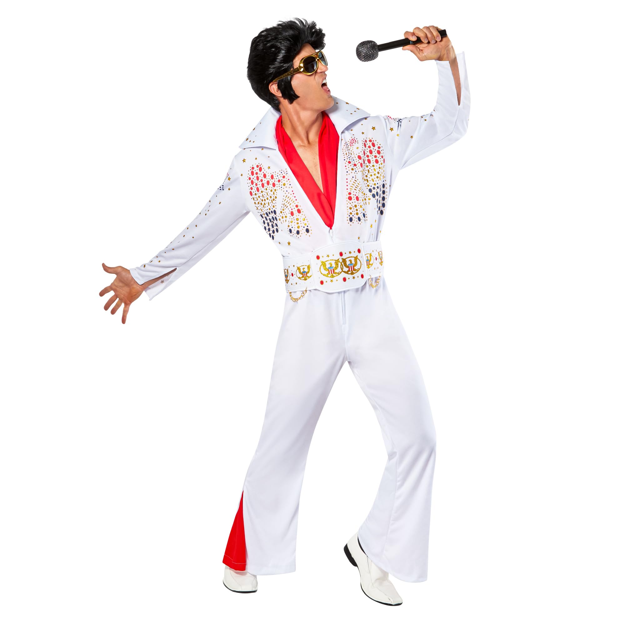 rubie-s-deluxe-elvis-kost-m-herren-wei-einheitsgr-e image 8