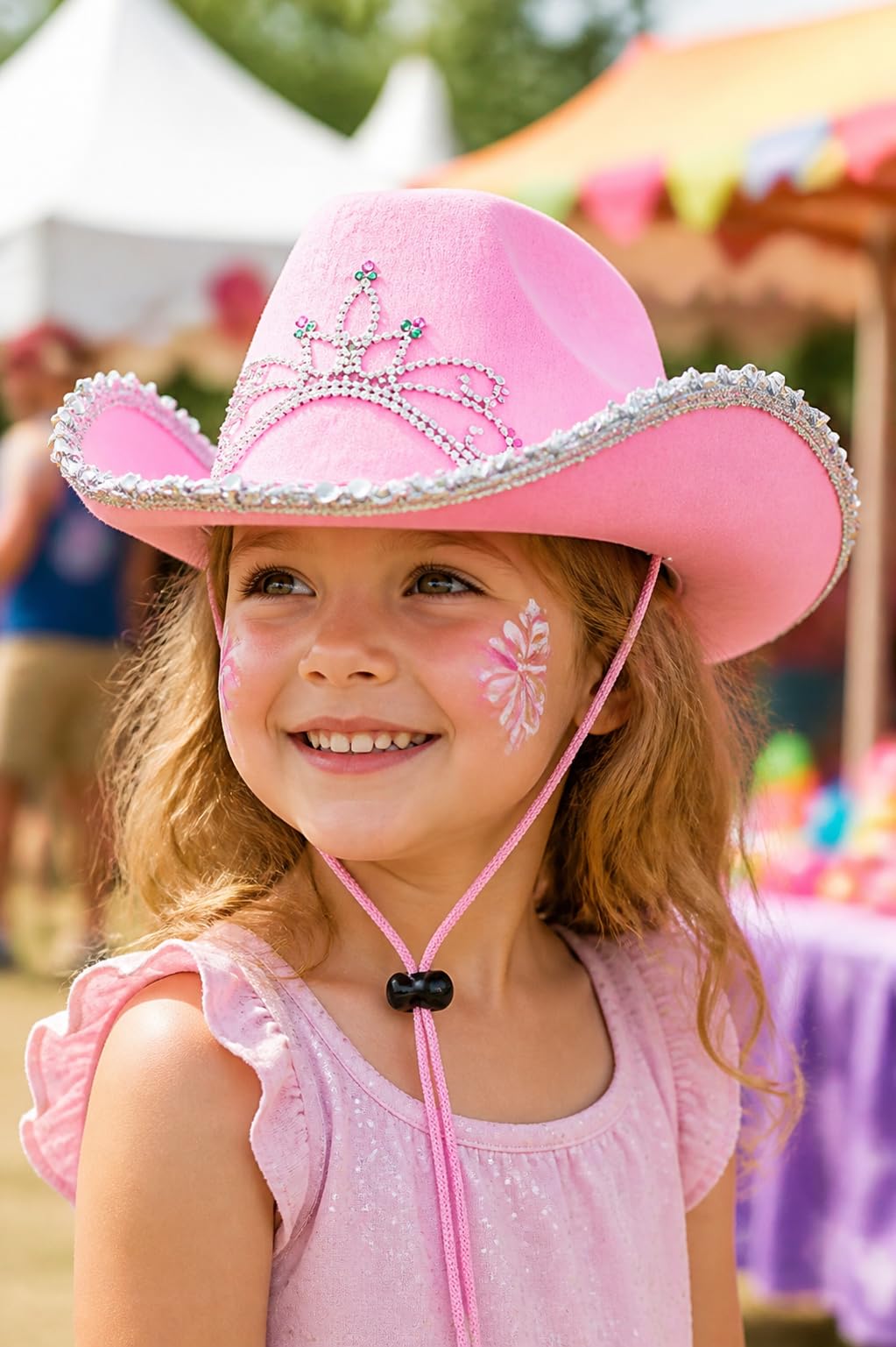 boland-04104-kinderhut-glimmer-rosa-cowgirl-hut-m-dchen image 5