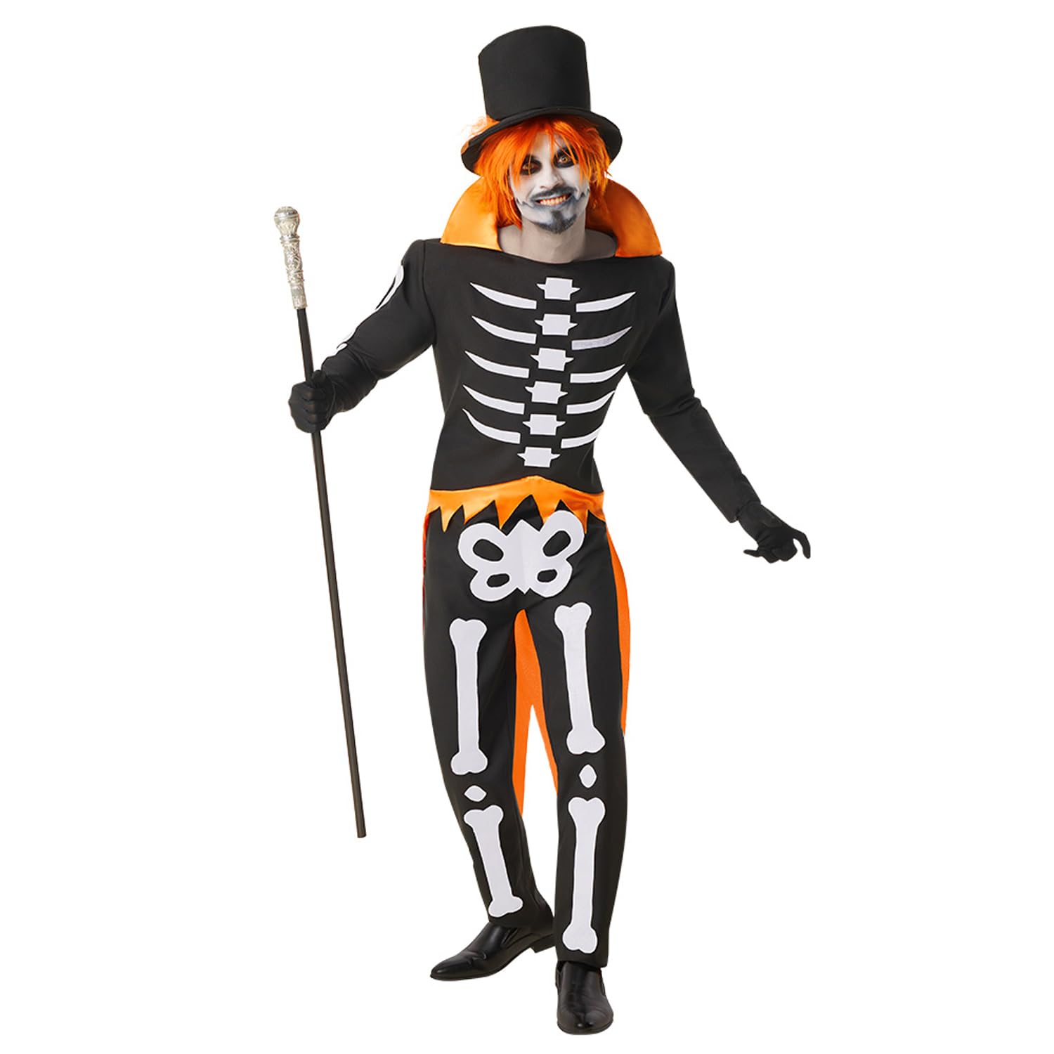 boland-halloween-groovy-skeleton-skelett-kost-m-herren-s image 1