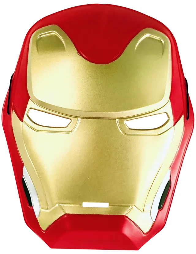 rubies-iron-man-maske-shallow-kunststoff-rot-mit-gummiband image 1