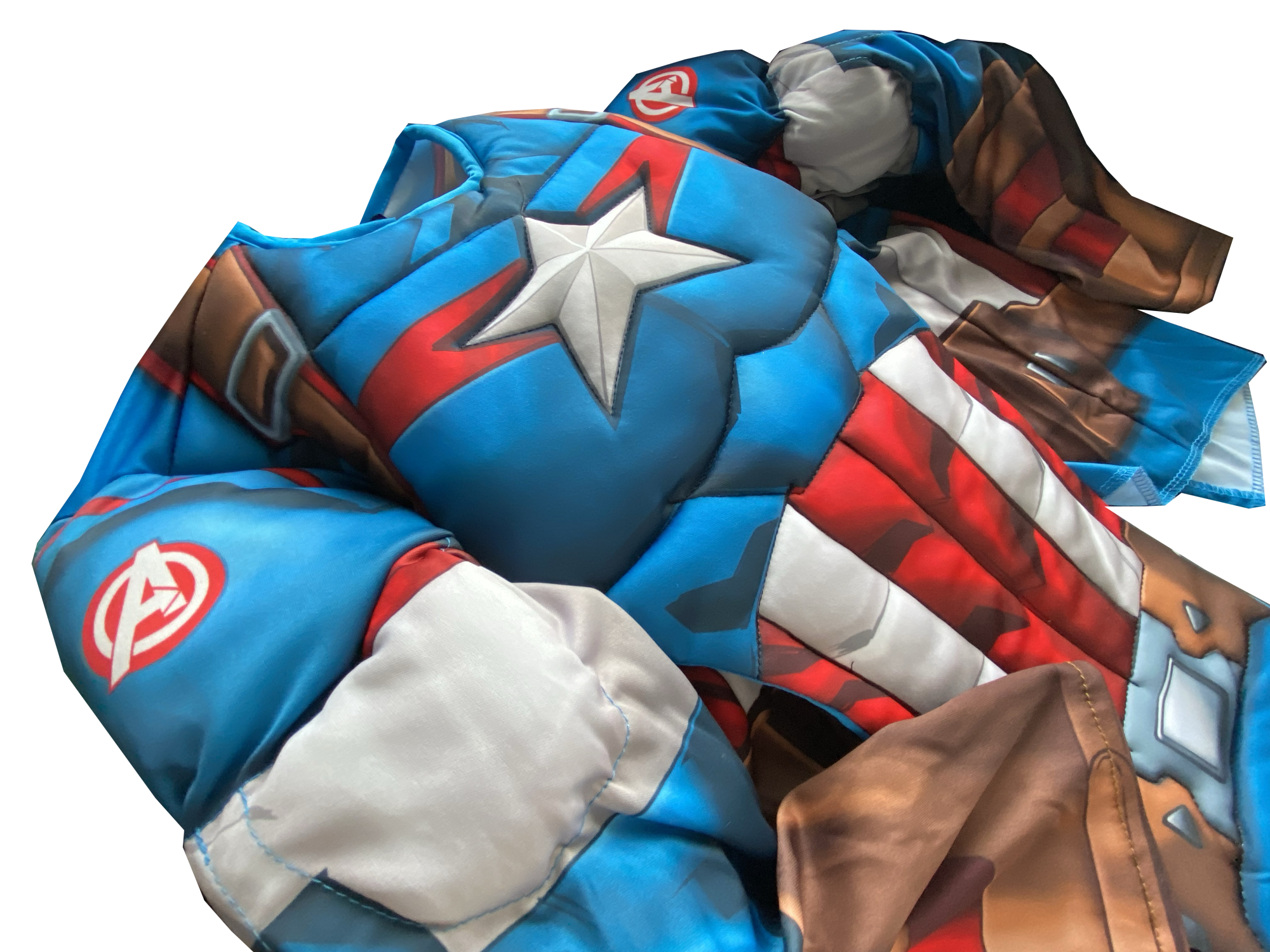 rubies-captain-america-kost-m-kinder-adaptiert-muskeln image 6