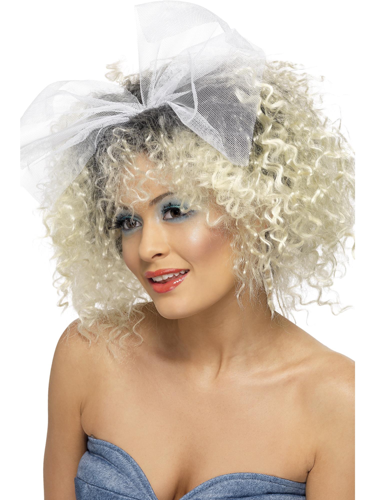 smiffys-fever-80s-wild-child-per-cke-blond-lockig-mit-schleife image 2